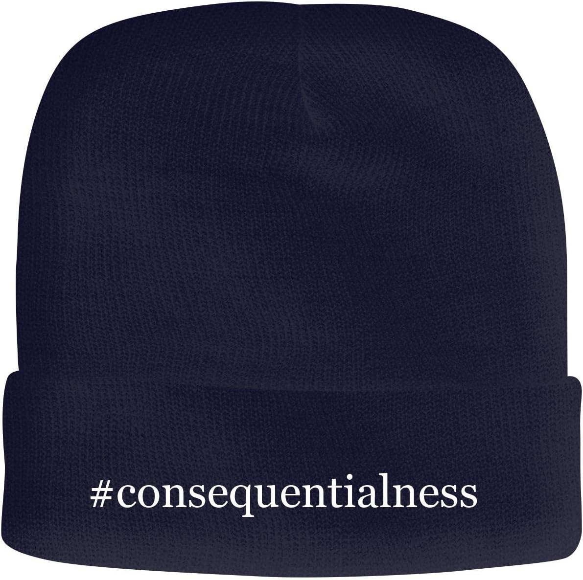BH Cool Designs #Consequentialness - Men's Hashtag Soft & Comfortable Beanie Hat Cap