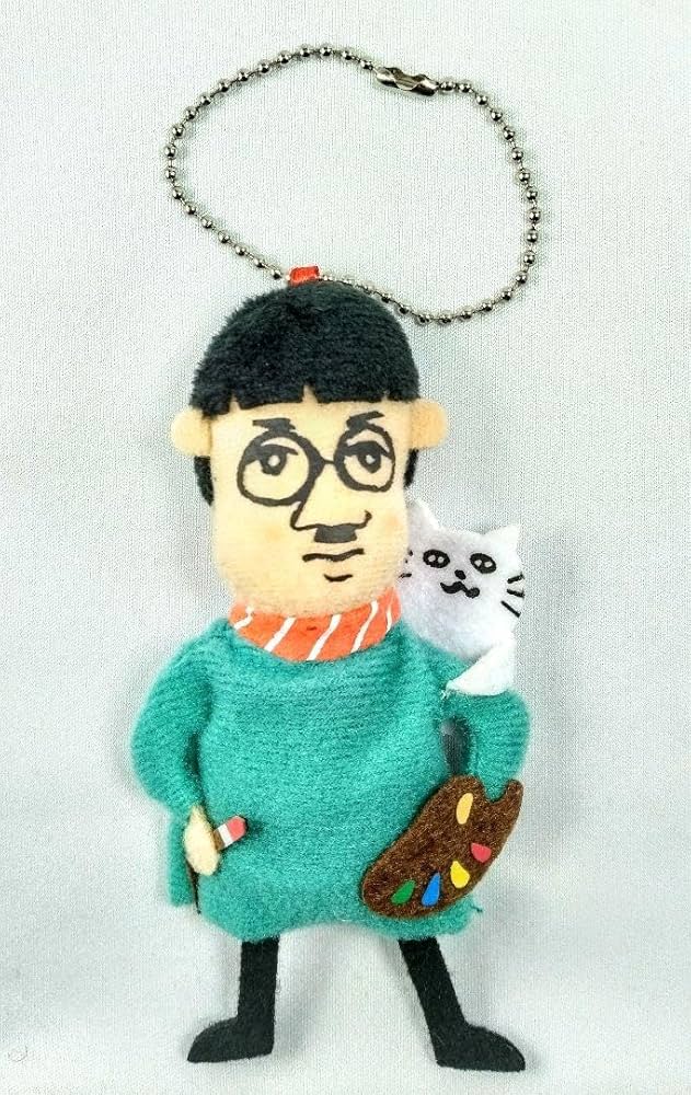 Amazon.co.jp: 藤田嗣治展 マスコットキーホルダー : おもちゃ