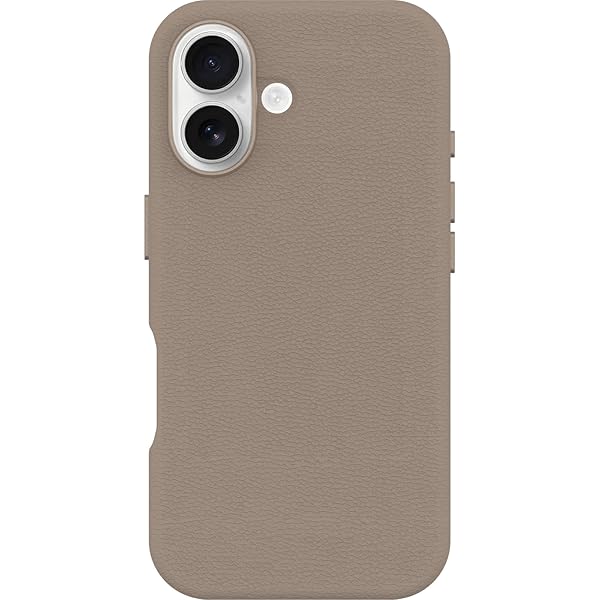 OtterBox iPhone 16 Symmetry Series Cactus Leather for MagSafe - Cottonwood Glen Brown
