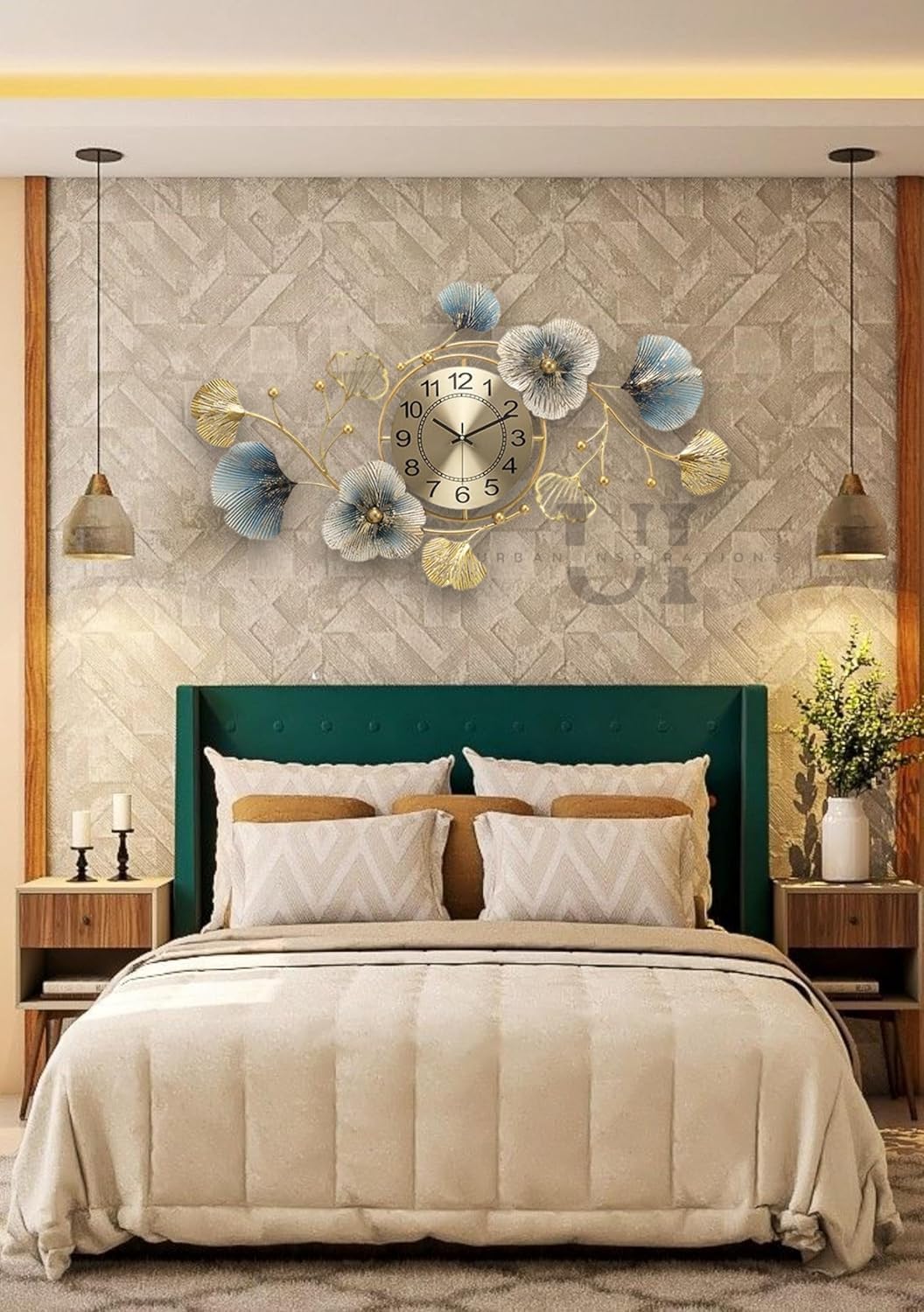 Big Antique Metal Wall Clock - Home Decor -9 Big Antique Metal Wall Clock - Home Decor -9