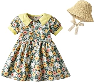 Chapéu infantil infantil de manga curta para bebês meninas primavera verão algodão floral chapéu roupas bebê menino páscoa