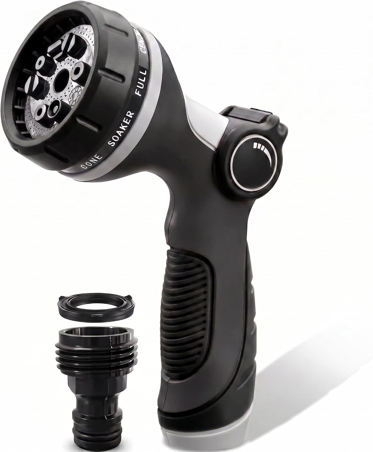 Garden Hose Nozzle Thumb Control with 10 Spray Patterns Water Hose Sprayer