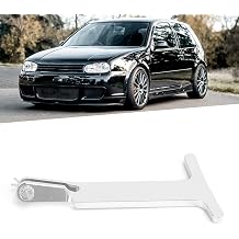Qiilu Hood Release Handle, Hood Release Pull Handle Billet Aluminium Alloy for R32 MK4 2004 Silver