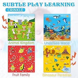 Aiduy Baby Toys 6 to 12 Months - Baby Tissue Box Toys Montessori Toys for Babies 6-12 Months Soft Crinkle Infant Sensory Toys for 1 Year Old Early Learning Toys Baby Boys Girls Gifts