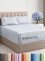 Vista 482 de Extra Deep Pocket Split King Sheets - 5 Piece Breathable & Cooling Bed Sheets - Hotel Luxury Bed Sheet Set - Soft, Wrinkle Free & Comfy - Easily