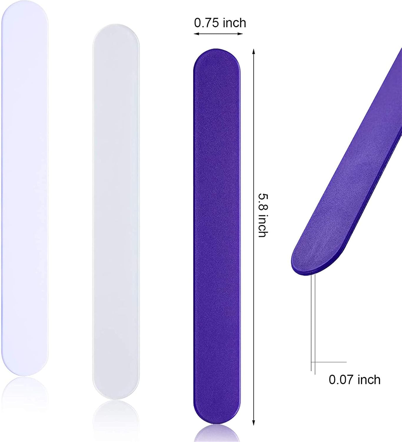 24PCS Plastic Stir Sticks for Epoxy Resin, Stirring Stick, Reusable Resin Tools for Making DIY Crafts