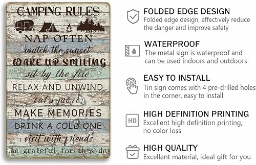 Vista 16 de Letrero de metal con texto en inglés «I Didn't Fart My Ass Blew You a Kiss» para decoración de pared para cafetería, bar, club, 8 x 12 pulgadas P6