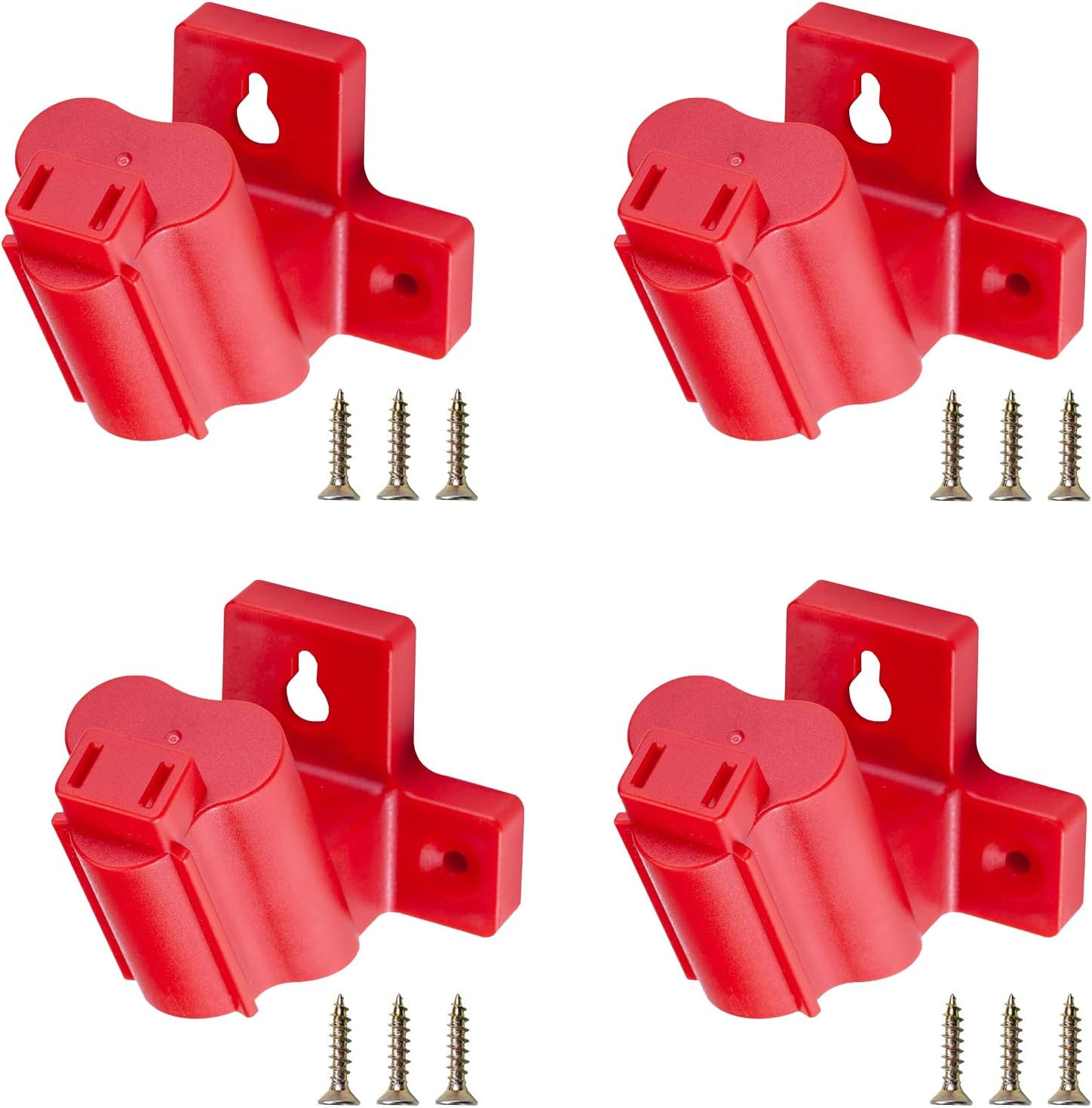 4 Packs Tool Holder Mount Fit for Milwaukee 12V Drill Tool Hanger Power Tool Storage for M12
