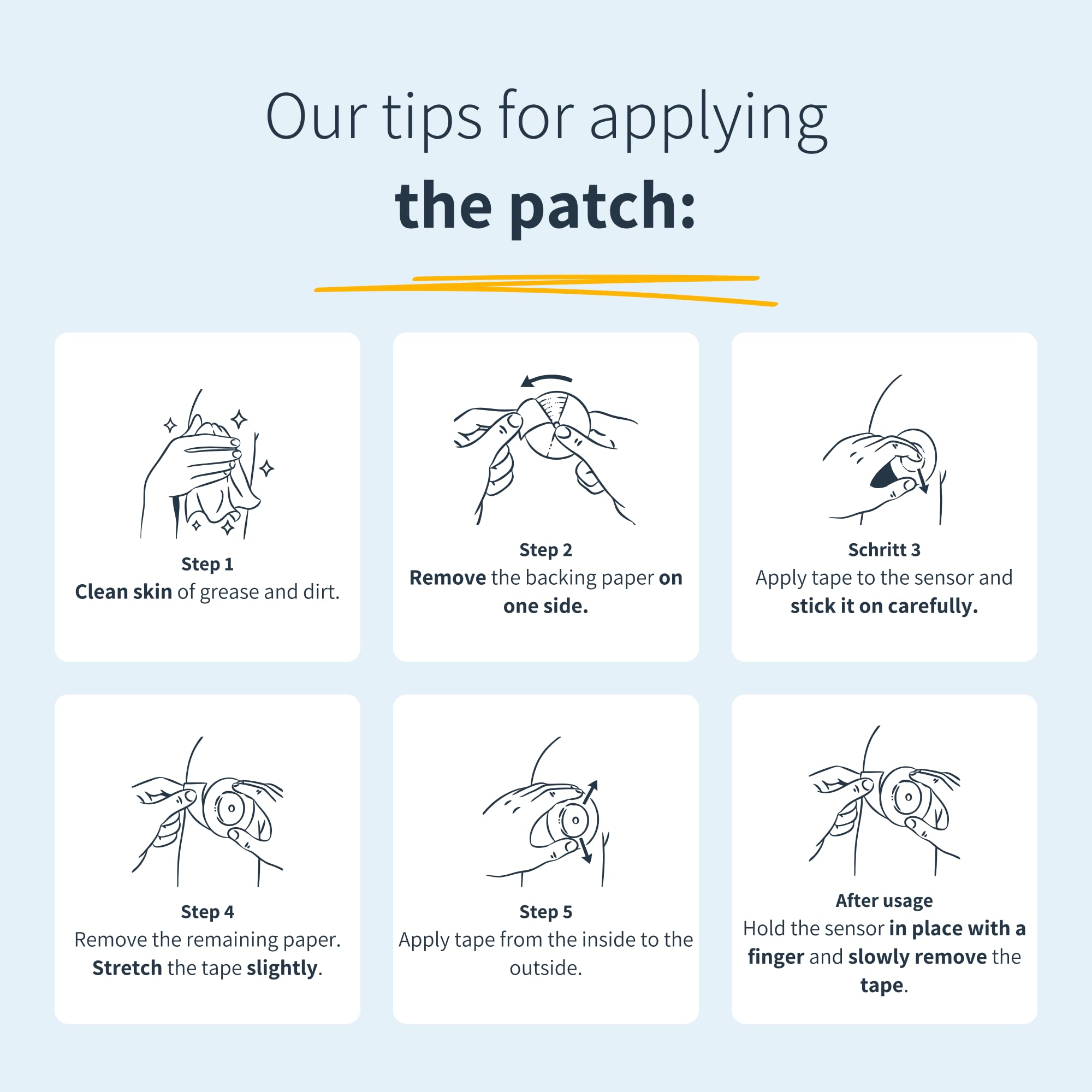 MySweetStitch - 25 x KatheterPatch, parche de catéter con fuerte adherencia, para set de infusión de bombas de insulina (MiniMed, T:slim, Medtronic Guardian), Beige