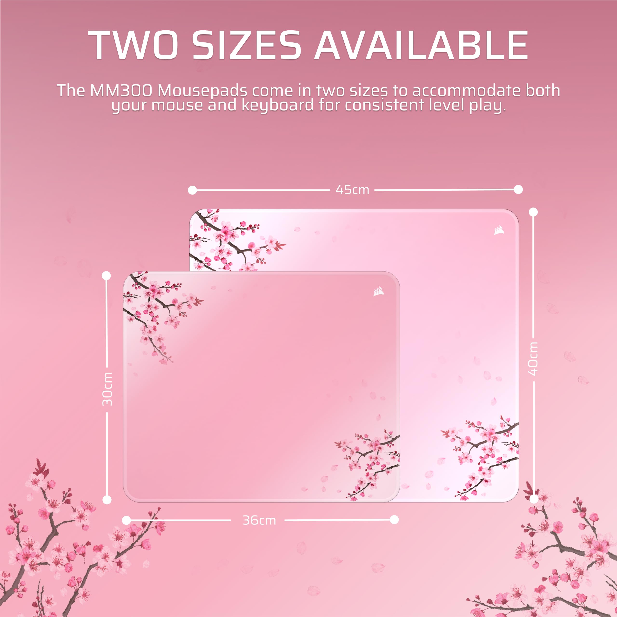 Amazon.com: Corsair MM300 Large Cherry Blossom Cloth Gaming Mouse