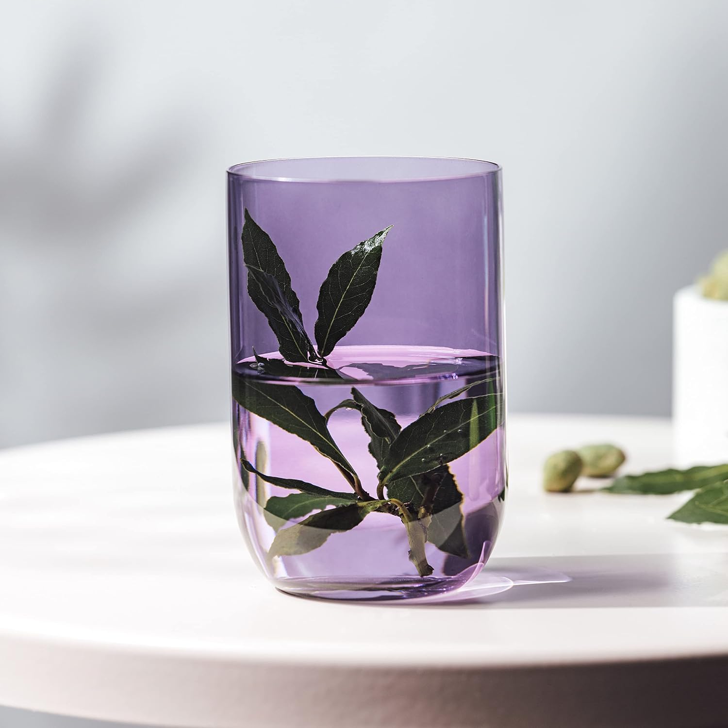 Villeroy & Boch - Like Lavender Long Drink Glass Set 2 pces, Coloured Glass Purple, Capacity 385 ml