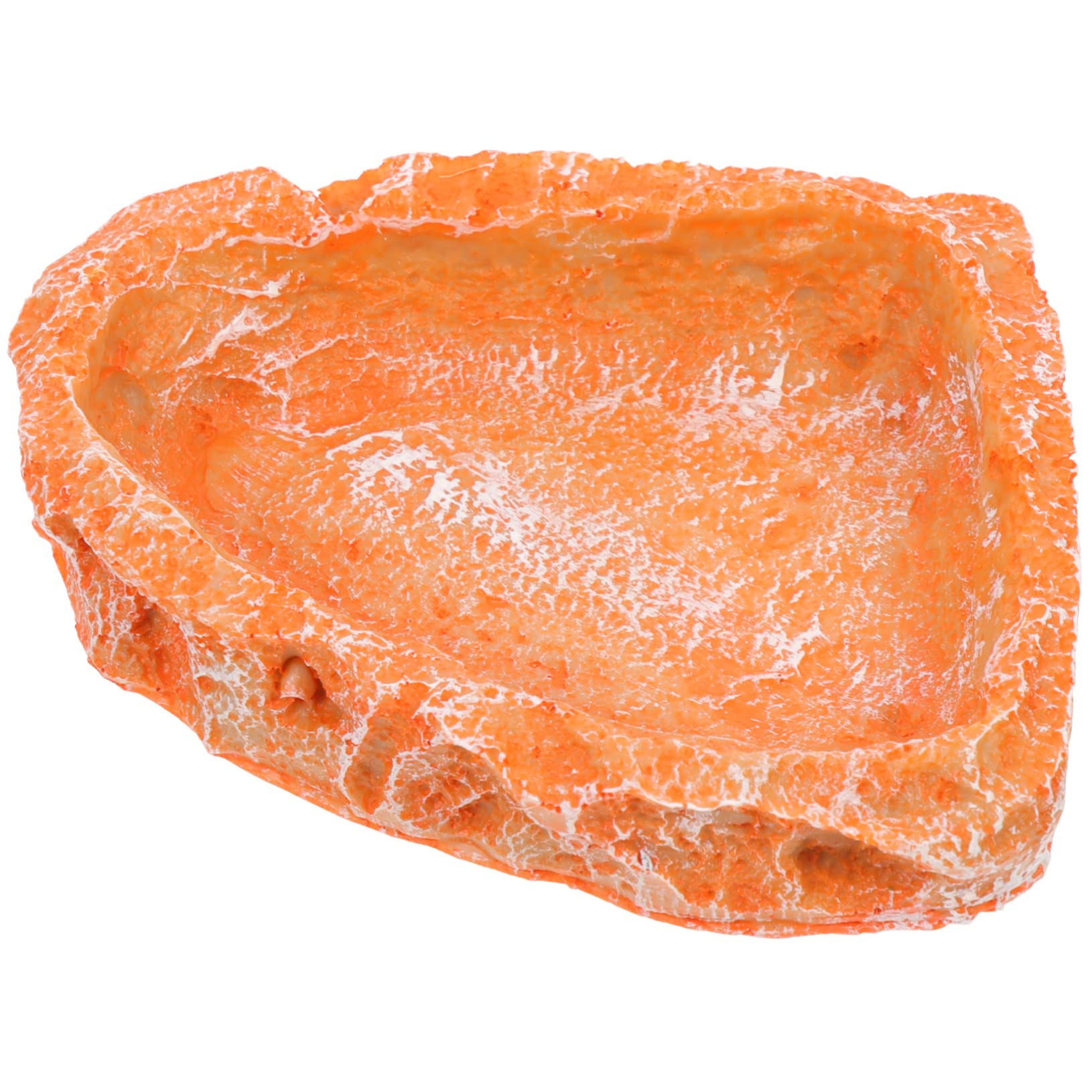 BUGUUYO Reptile Water Dish for Turtles and Lizards Durable Multi Functional Feeding Bowl Bright Color for Food and Water Terrarium Reptile Supplies for Pets