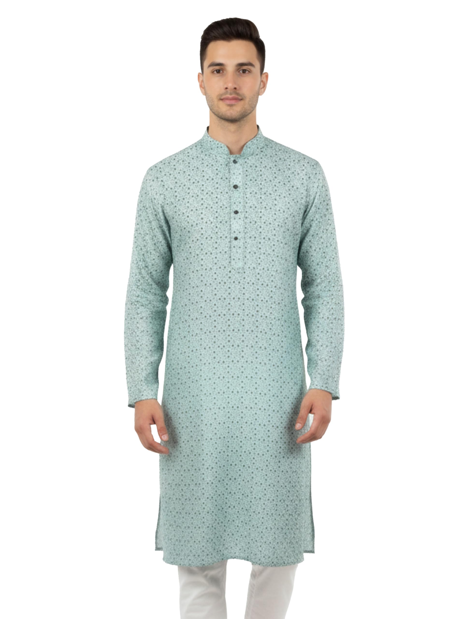 vastramay Men's Cotton Blend Kurta-picture-42