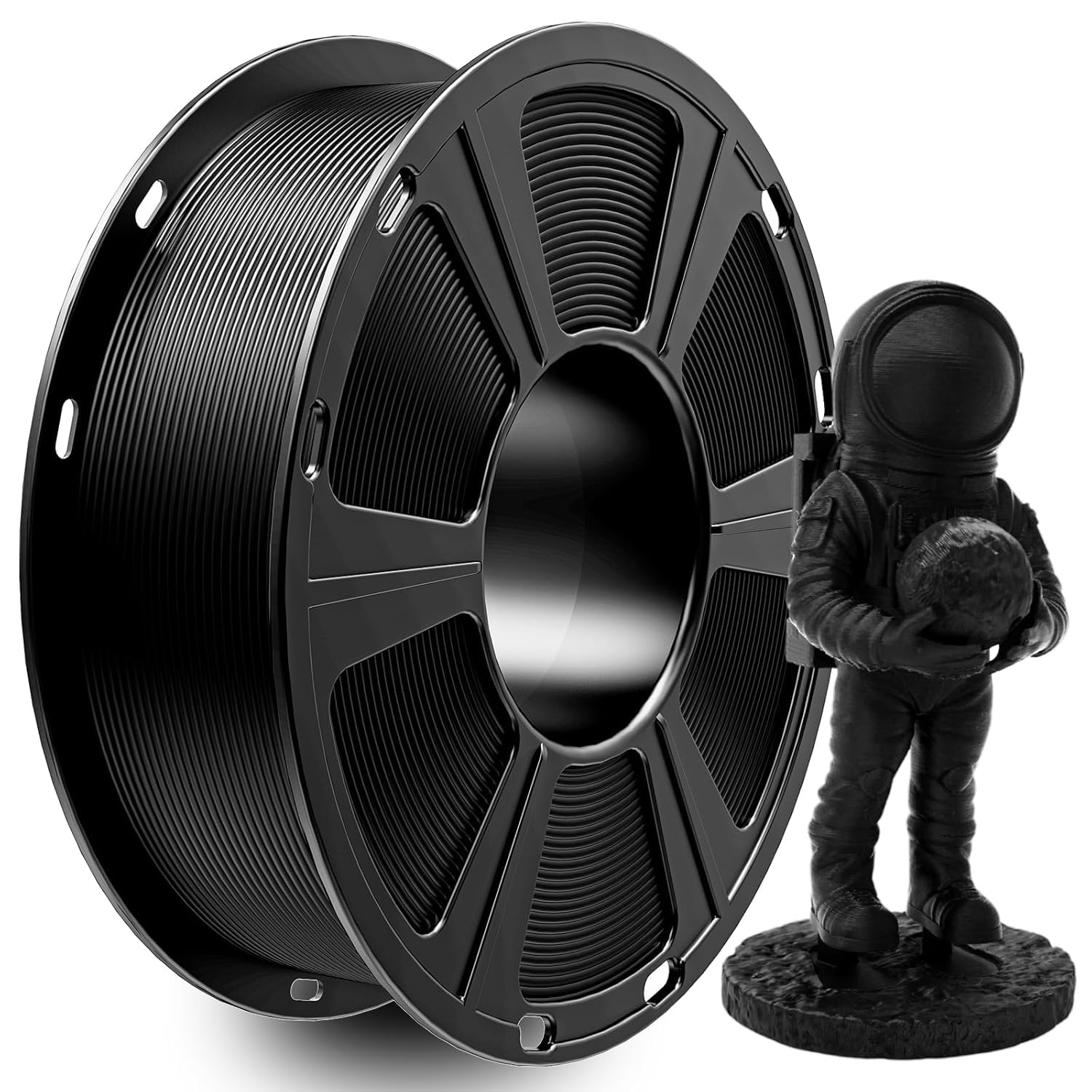 GEEETECH Filamento PLA 1.75mm Nuevo Negro