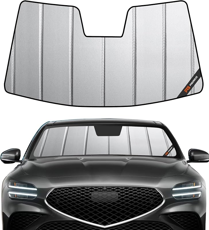Windshield Sun Shade for Genesis G70 2019-2026 Front Window Sunshade - Safeguard