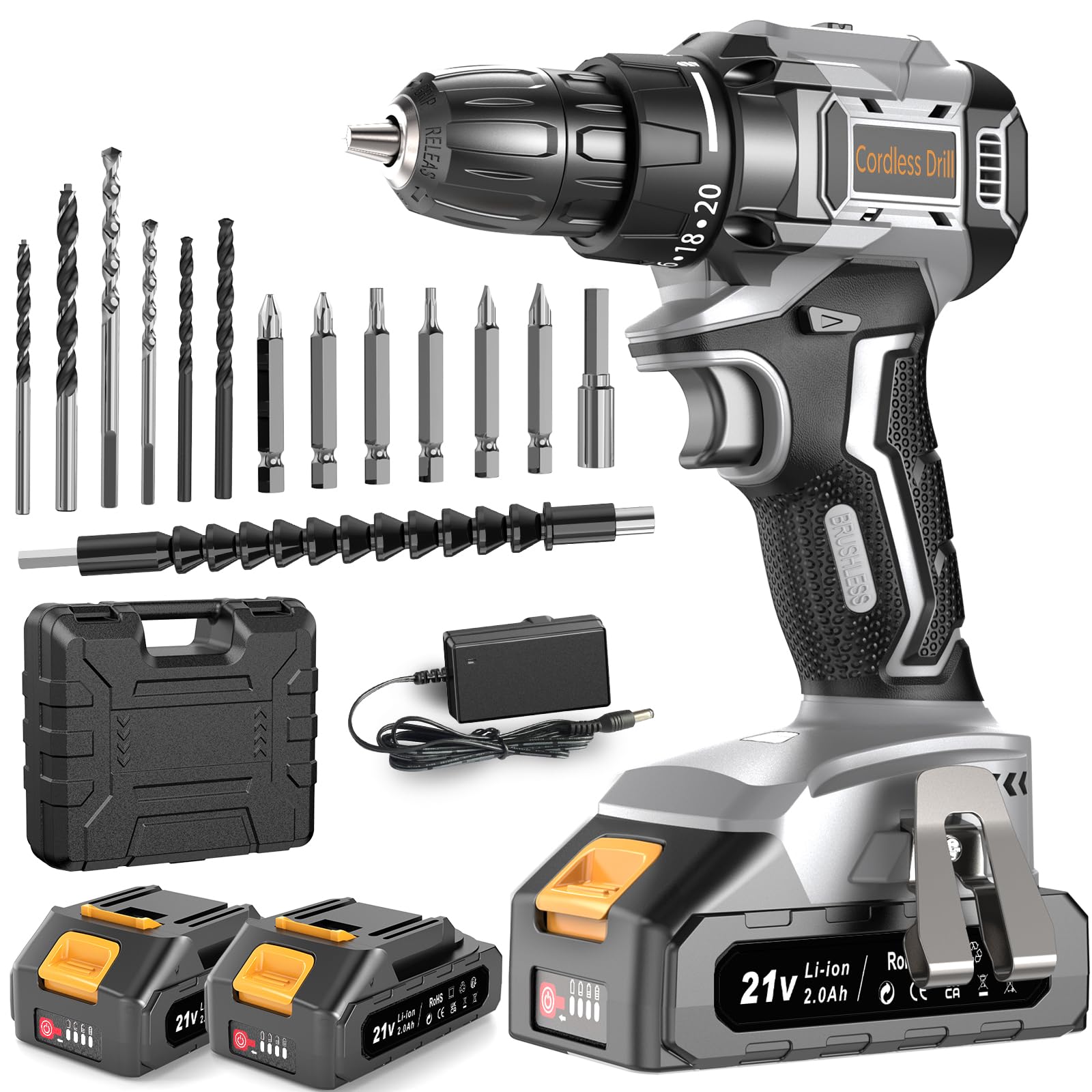 DYJPOW Brushless Cordless Drill Driver 21V, Review – Best Budget Option?