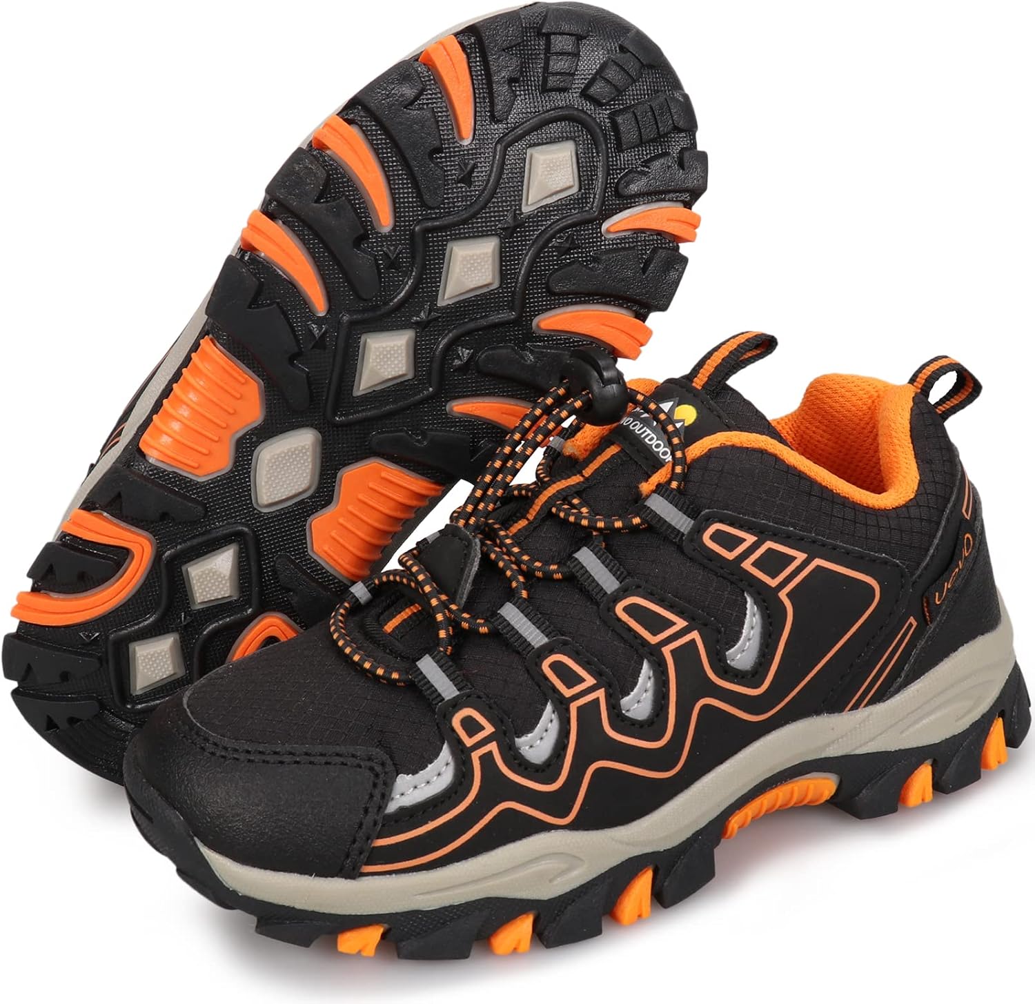 UOVO Boys Girls Kids Sneakers Hiking Running Outdoor Walking Tennis Shoes Waterproof Non Slip Fashion Sneakers(Little/Big Kids - Image 6