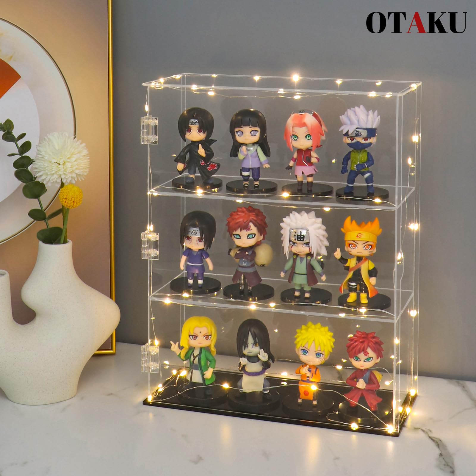 フィギュアケース ディスプレイ　コレクション　飾り　展示ケース 楽天市場】フィギュアケース LEDライト 収納 高品質