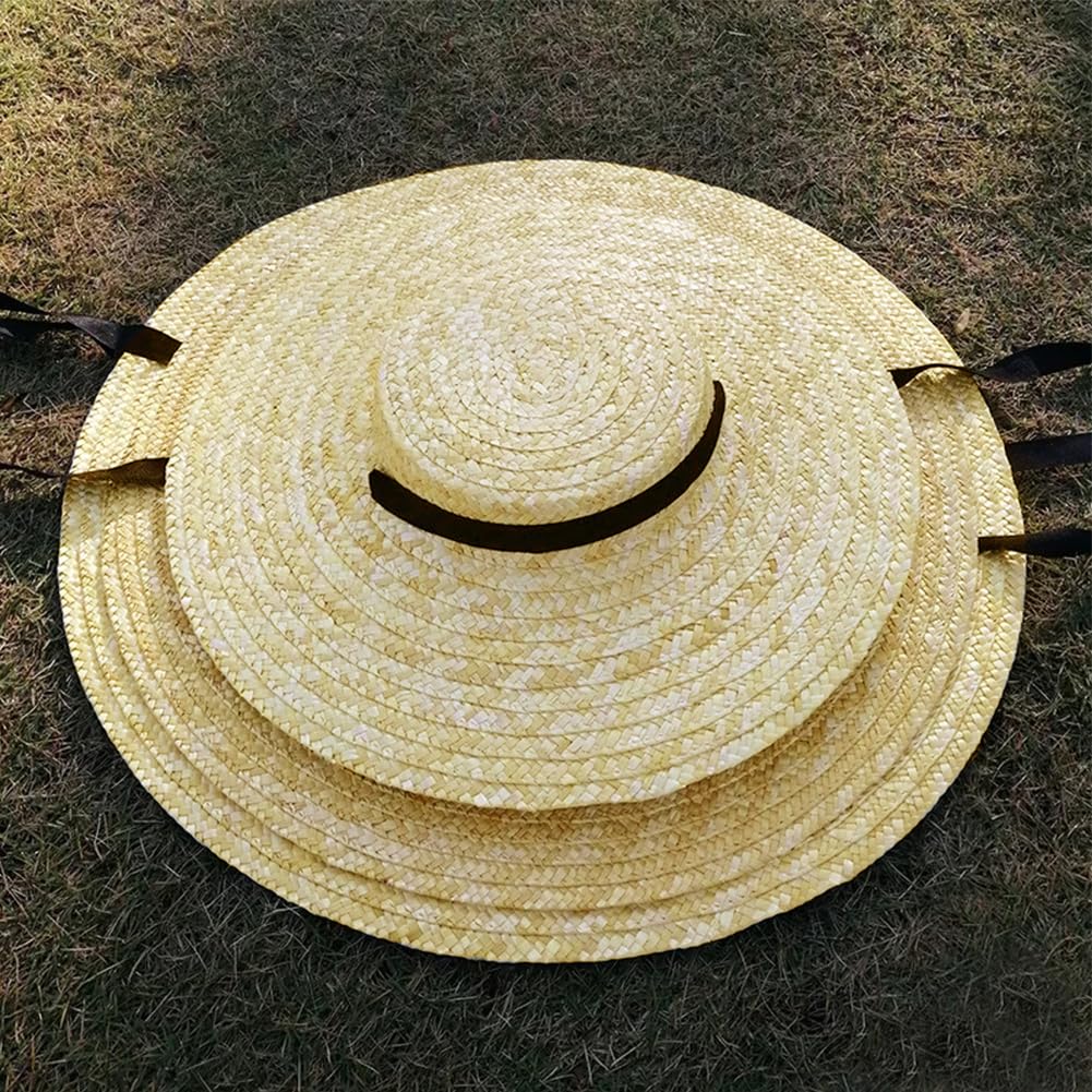 Gorro de playa elegante de verano, sombrero de paja para mujer