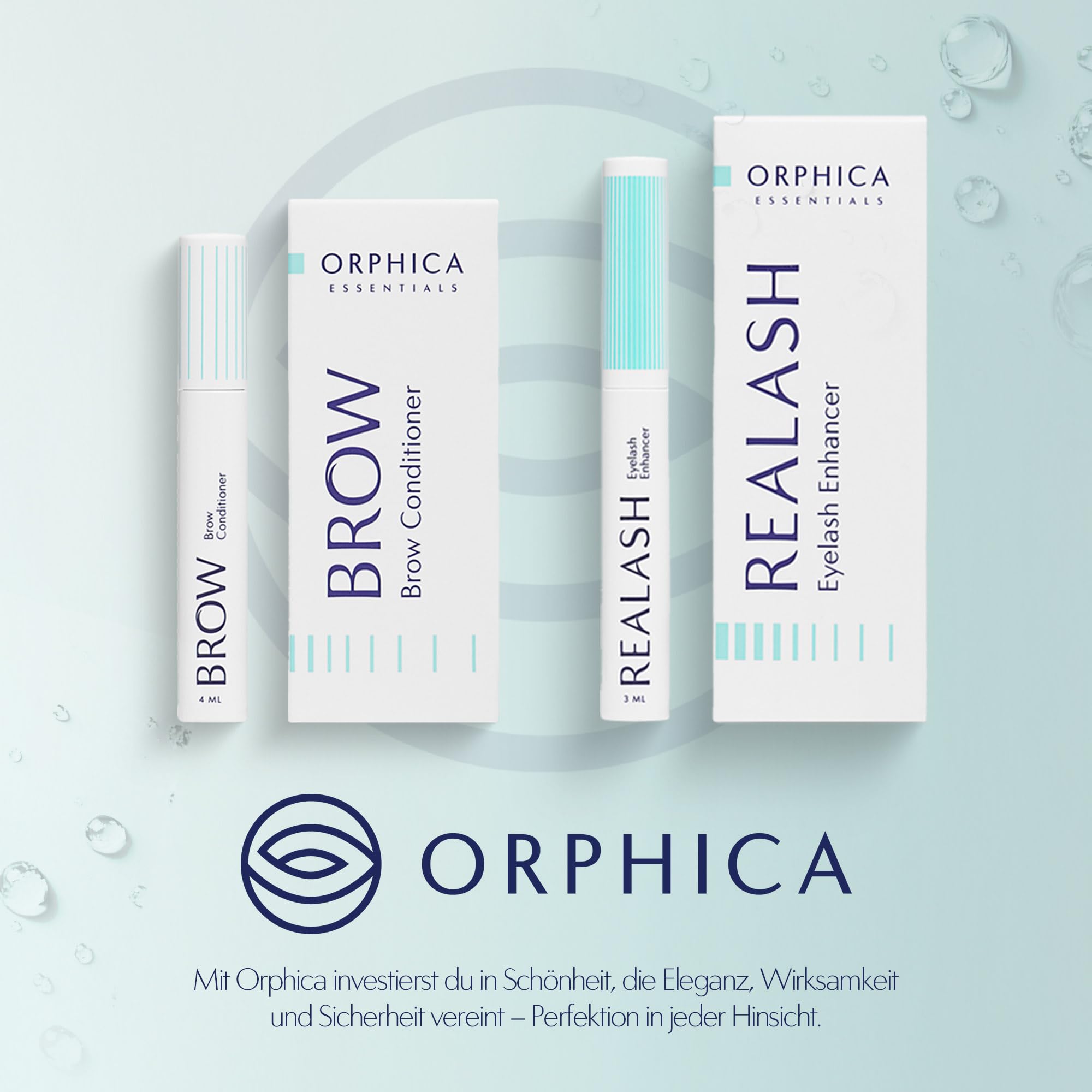 ORPHICA BROW Augenbrauen Serum 4 ml - Für Dichte, Starke und Volle Augenbrauen, Conditioner für sichtbares Wachstum, Booster Hair Growth Gel - Augenbrauen Farbe Verbesserung, Augenbrauenpflege