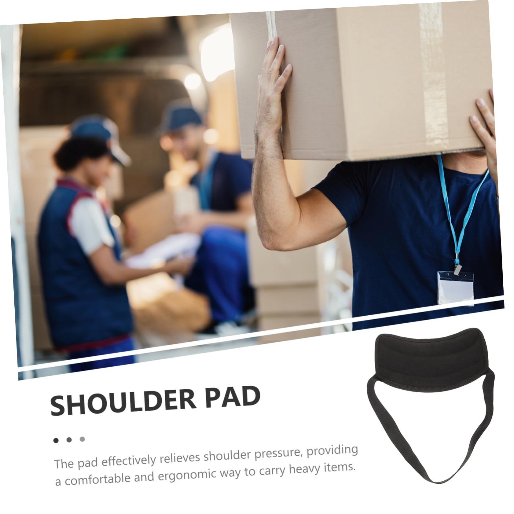 FRCOLOR Unloading and Carrying Shoulder Pad Wear Resistant Shoulder Cushion Outdoor Protector Goods Supply Farm Cushion Reusable Pad Farm Protector - Image 4