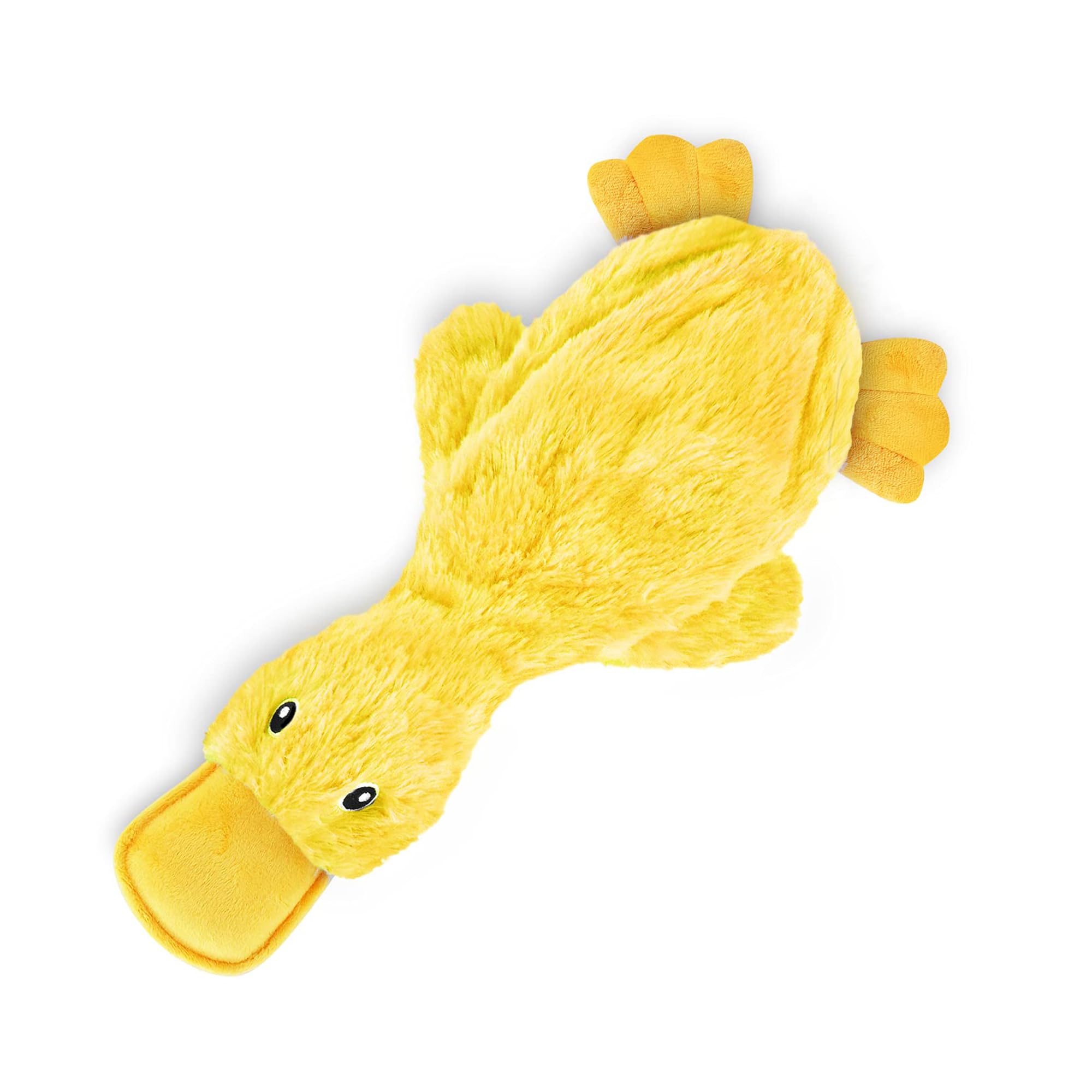 Patito Amarillo para Mascota ◆ Diversión para Cachorros en Interiores y Perros Mayores ◆ Lindo Pato sin Relleno con Pito Suave ◆ Juguete Crujiente para Perros Pequeños, Medianos y Grandes