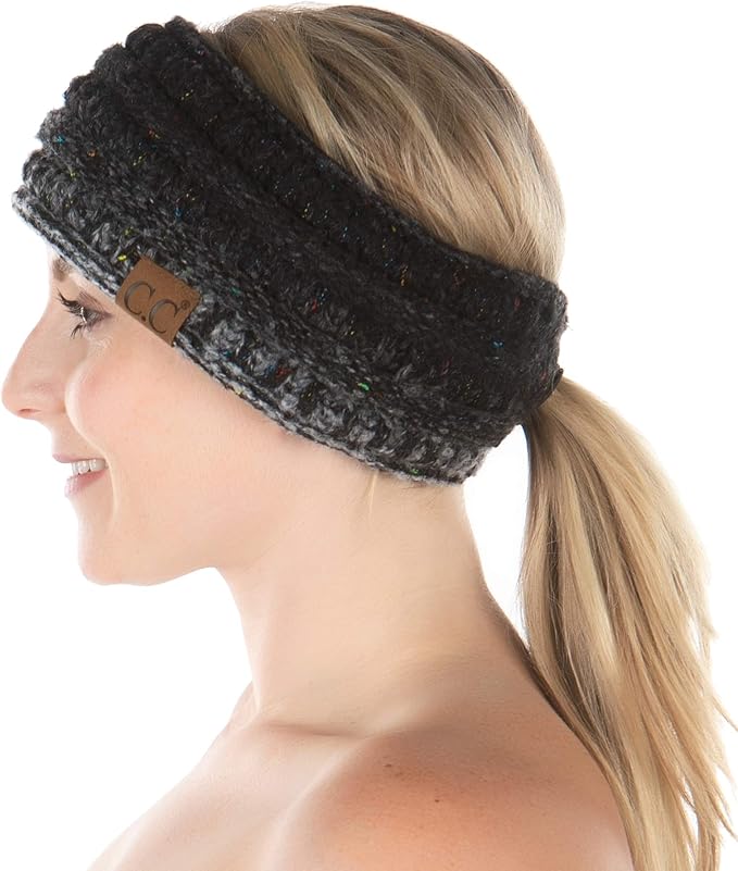 Ponytail Headwrap Ear Warmer Winter Fall Women's Running