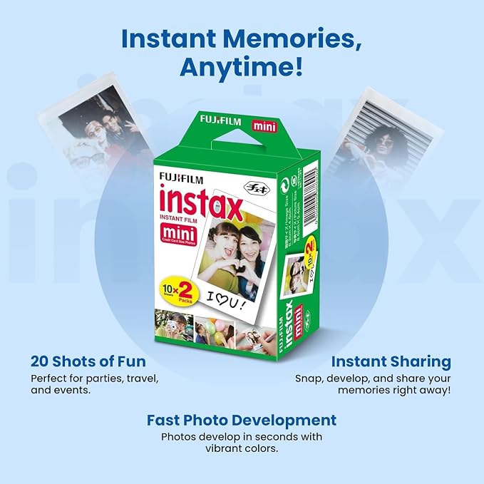 Película instantánea Fujifilm Instax Mini, 40 fotos miniatura 4