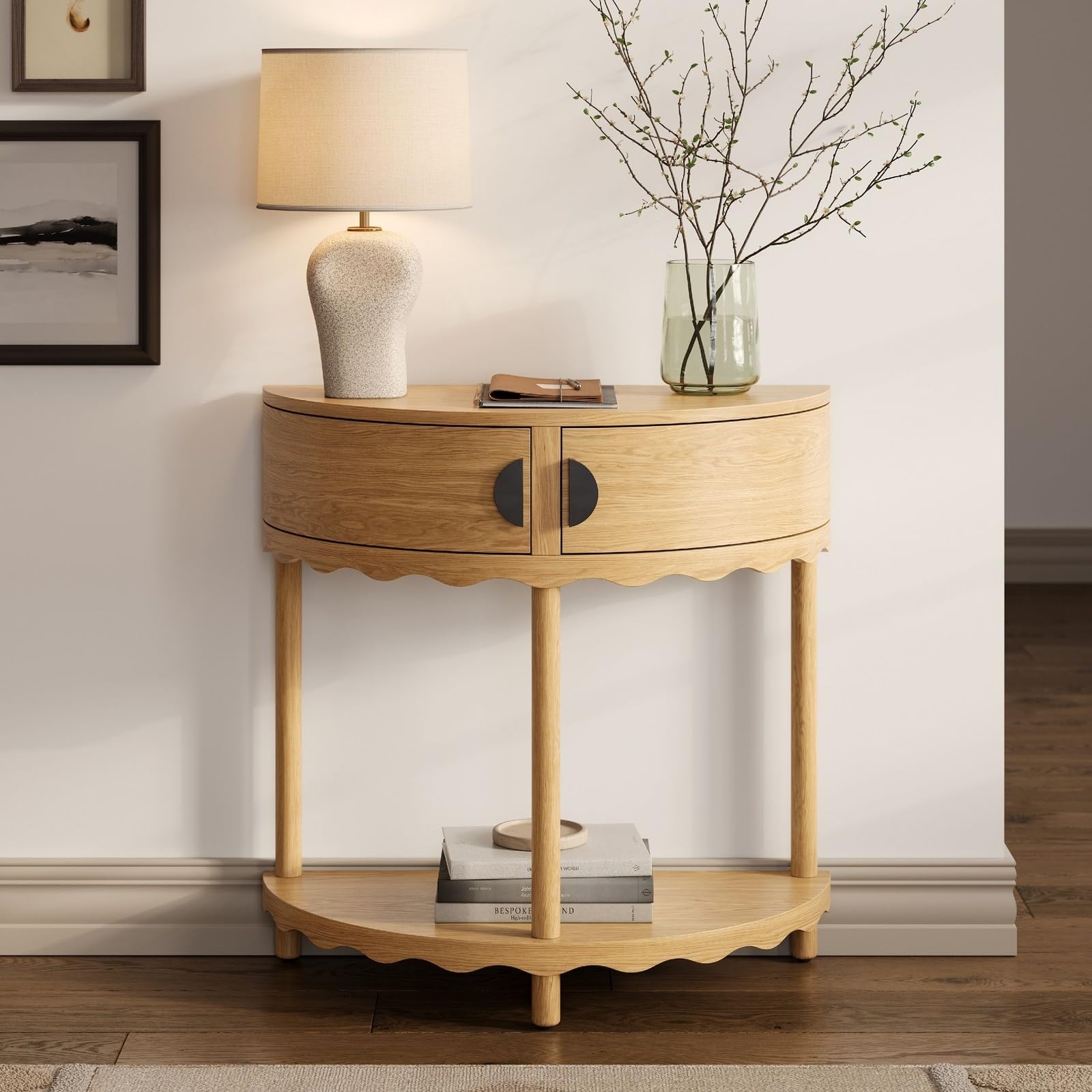 MODERN PEOPLES HalfMoon sidetable wood