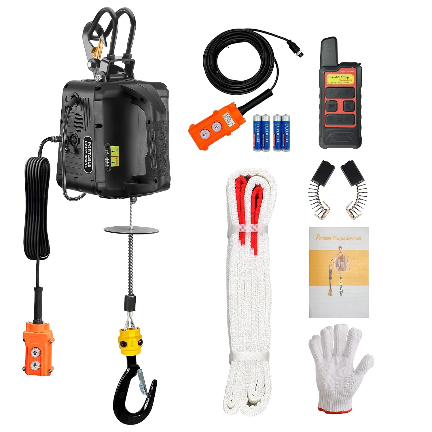 3-in-1 Electric Hoist - 2200lb Capacity -8
