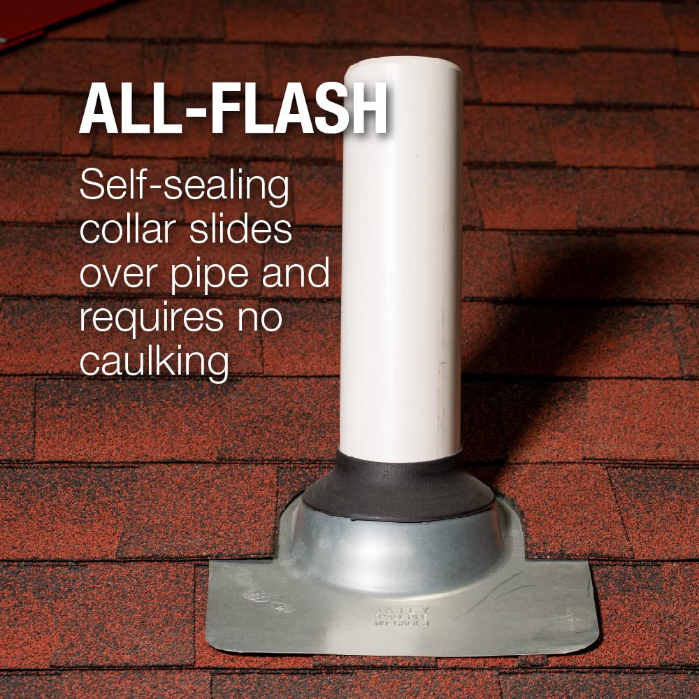 Galvanized Base Roof Flashing, 1.5 3-In. 11871