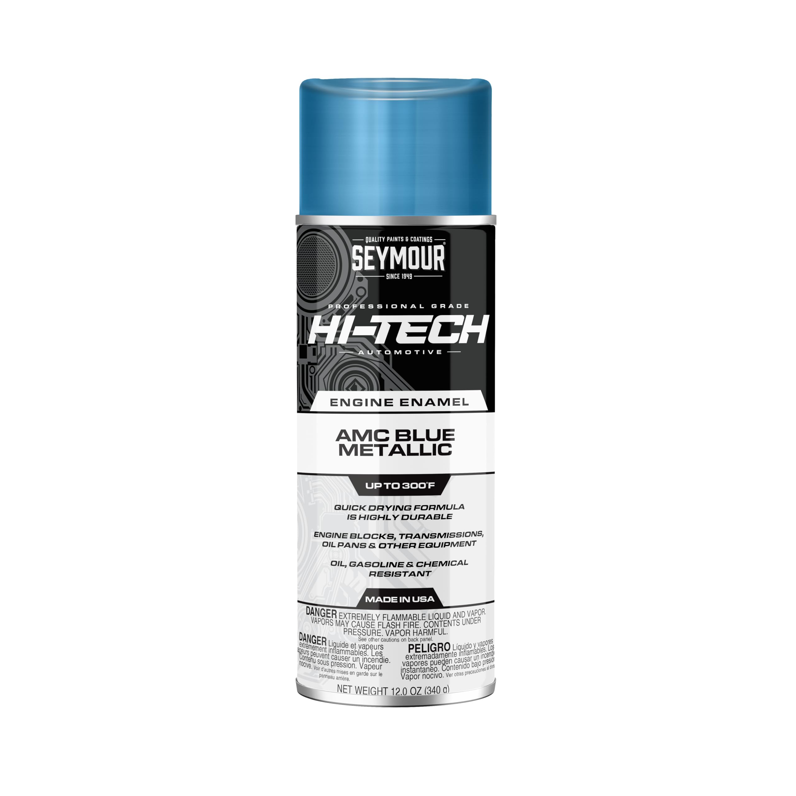 Seymour EN-66 Hi-Tech Engine Spray Paint, AMC Blue - Amazon.com
