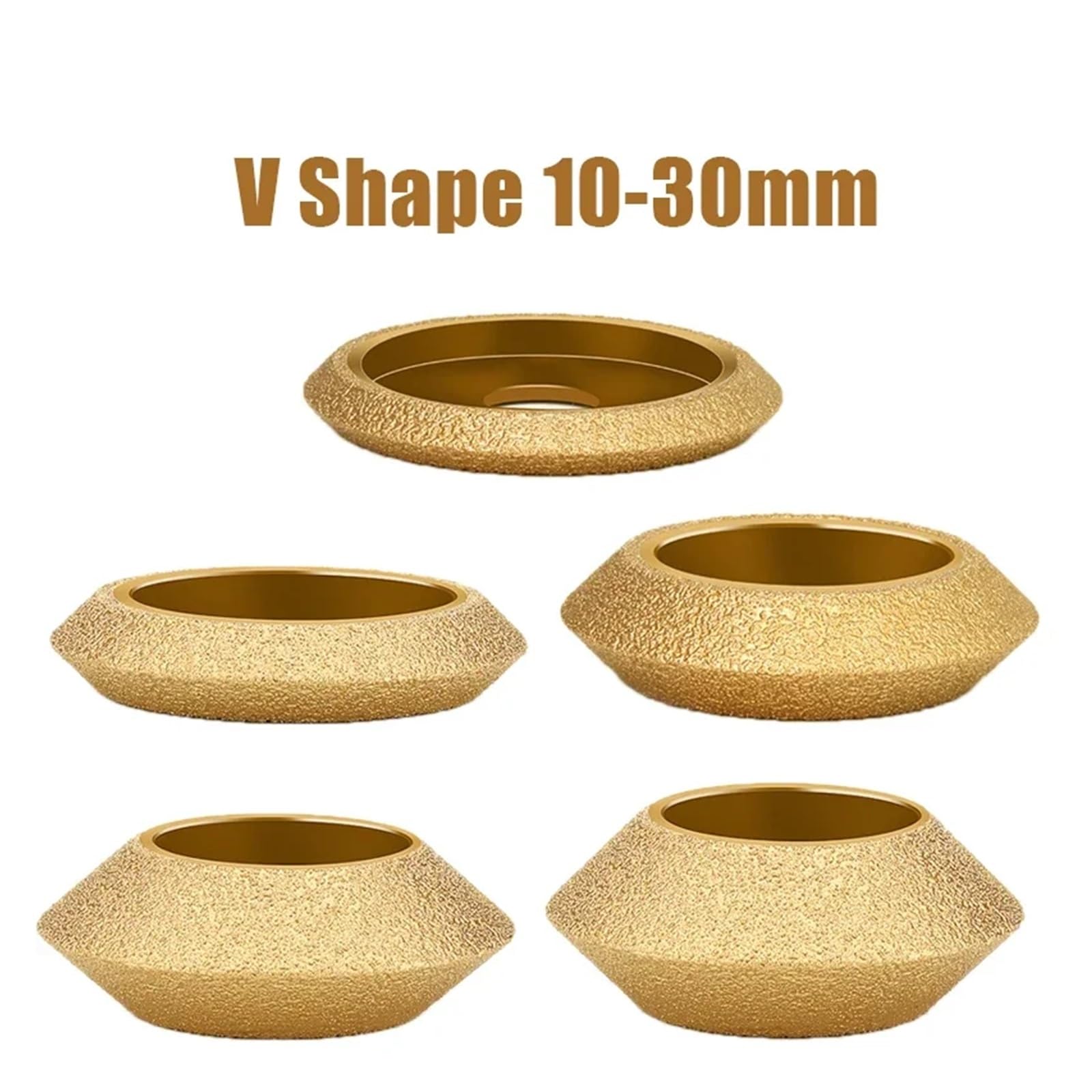 Muela abrasiva de borde diamante | Bordes de mármol de varios tamaños: disco abrasivo(V Shape 25mm)