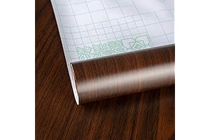 Dark Brown Wood Grain Peel and Stick Wallpaper