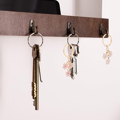 Miniatura 7 de Ouligay 2 llaveros de flores, llavero de flores, dijes de flores, esmaltados, accesorios para llaves, llavero dorado, billetera y llavero para