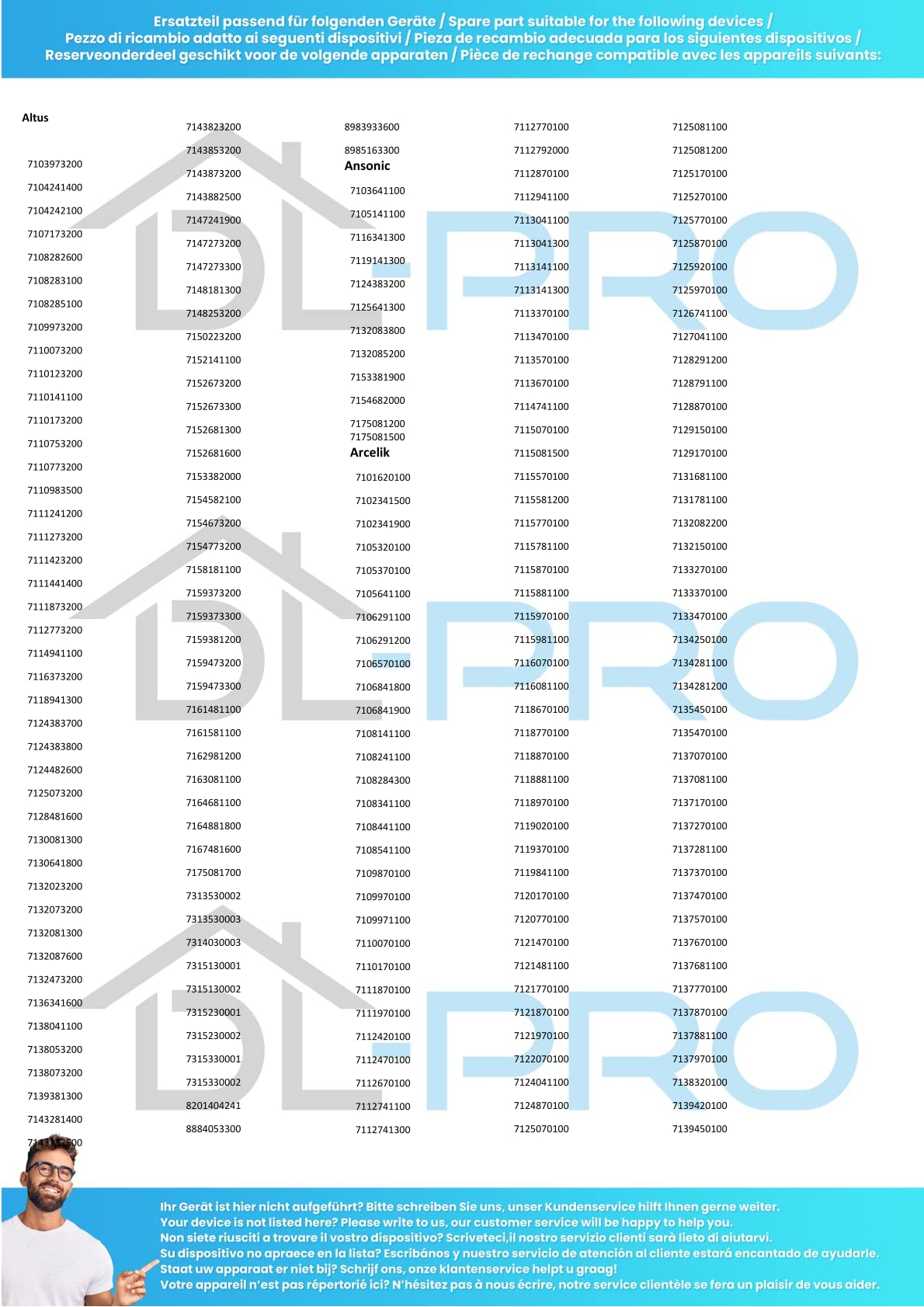 DL-pro Heizelement Waschmaschine Heizstab passend für Beko 2863403100 Heizung mit Temperaturfühler für Waschmaschinen Waschtrockner