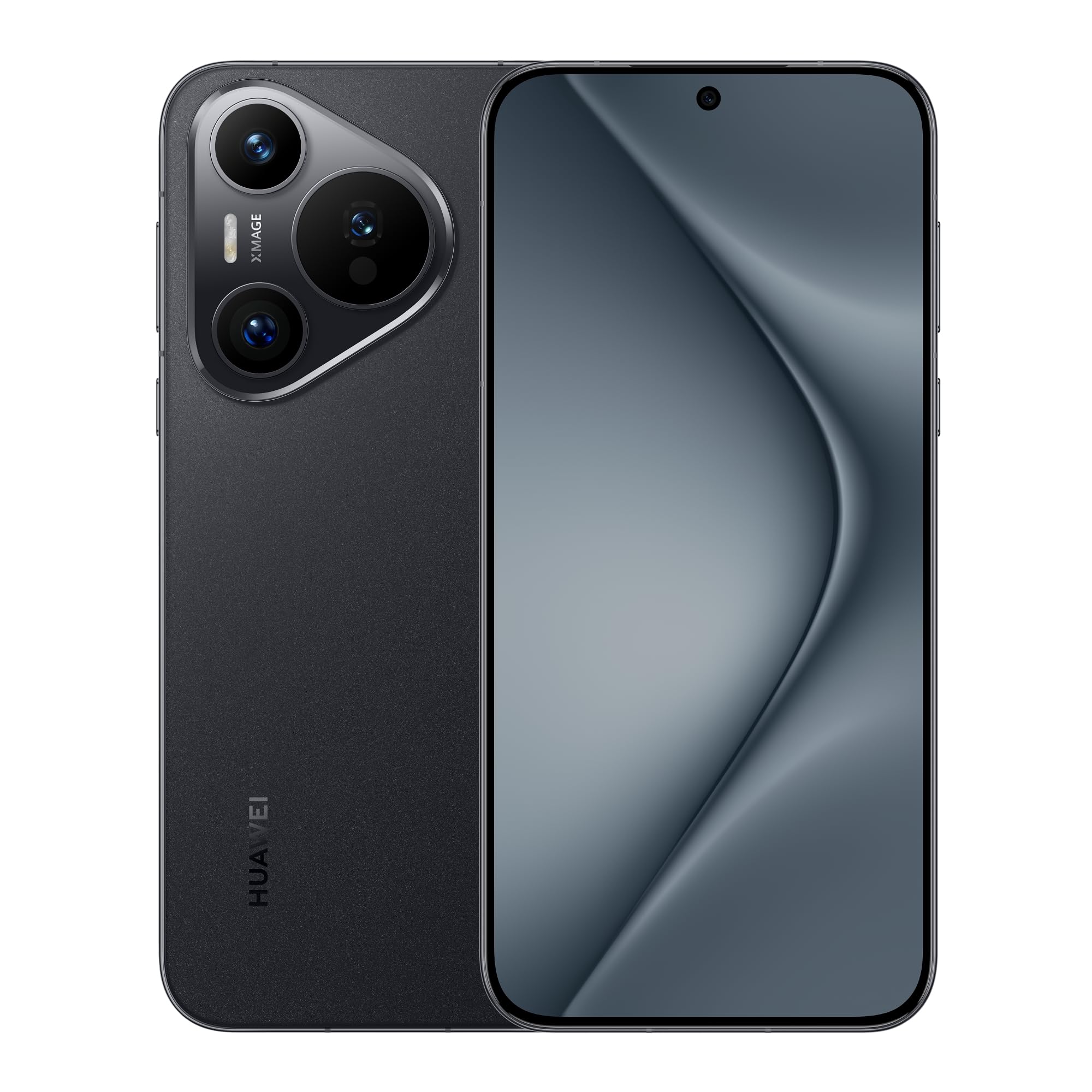 HUAWEI Pura 70 Smartphone, 12 GB + 256 GB, Flat Edge Display, Ultra Speed Snapshot, Super Robustes Kunlun Glas, 66 W Supercharge, 4900 mAh Akku, Schwarz