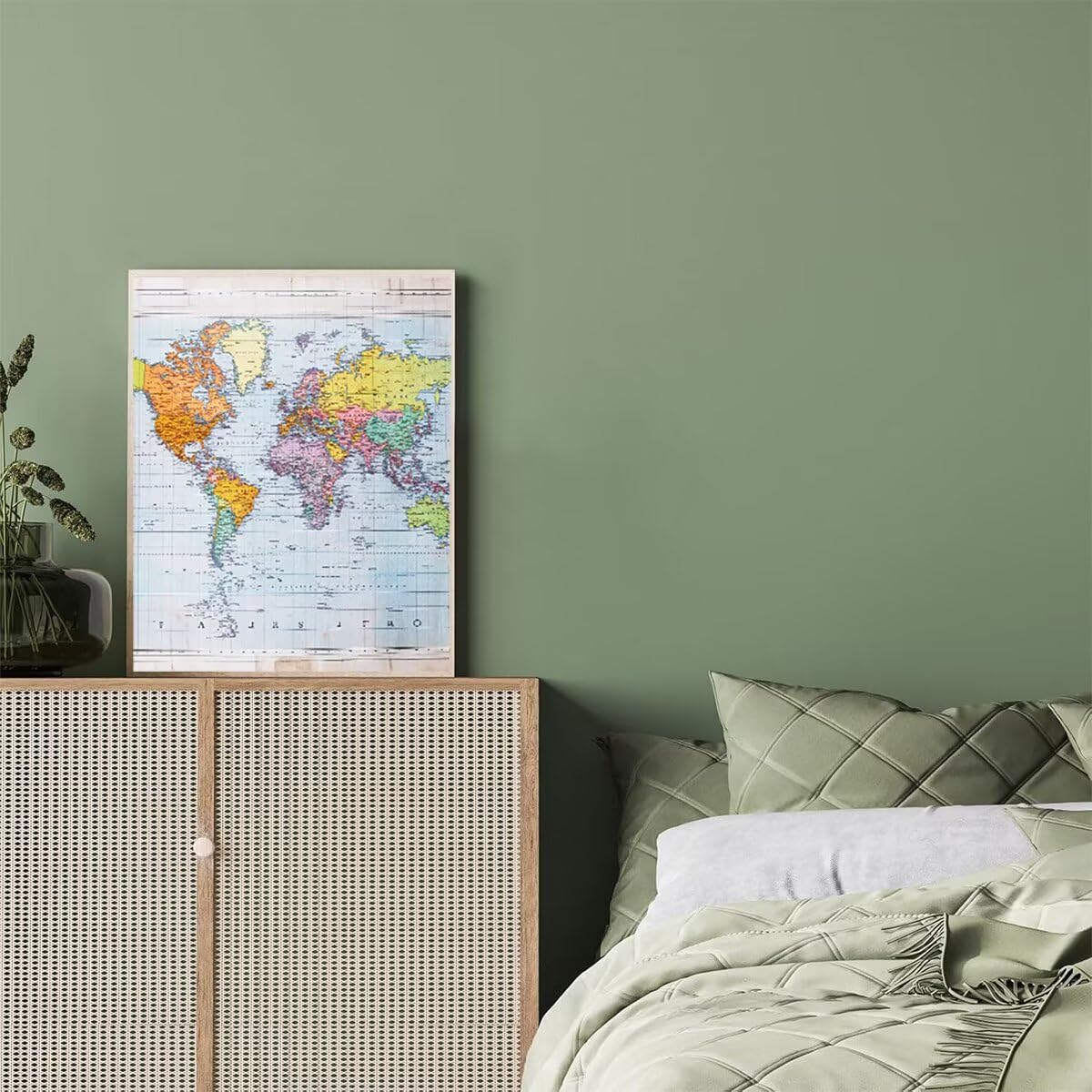 Dipingi con i Numeri Adulti Mappa, Paint by Numbers Astratto, Kit di Pittura Acrilica Hobby Creativi Adulti Fai-da-Te con Vernici e Pennelli per Decora la Casa, Regalo 90x120cm Senza Cornice AQ-5