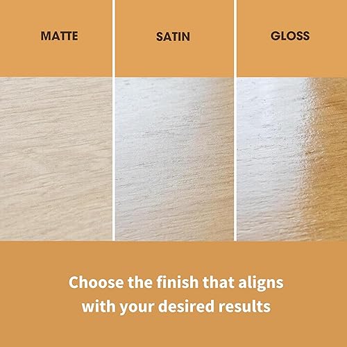 Miniatura 2 de Furniture Clinic Barniz de madera  Satén  Revestimiento impermeable de poliuretano  Capa transparente a base de agua  Sellador de madera para