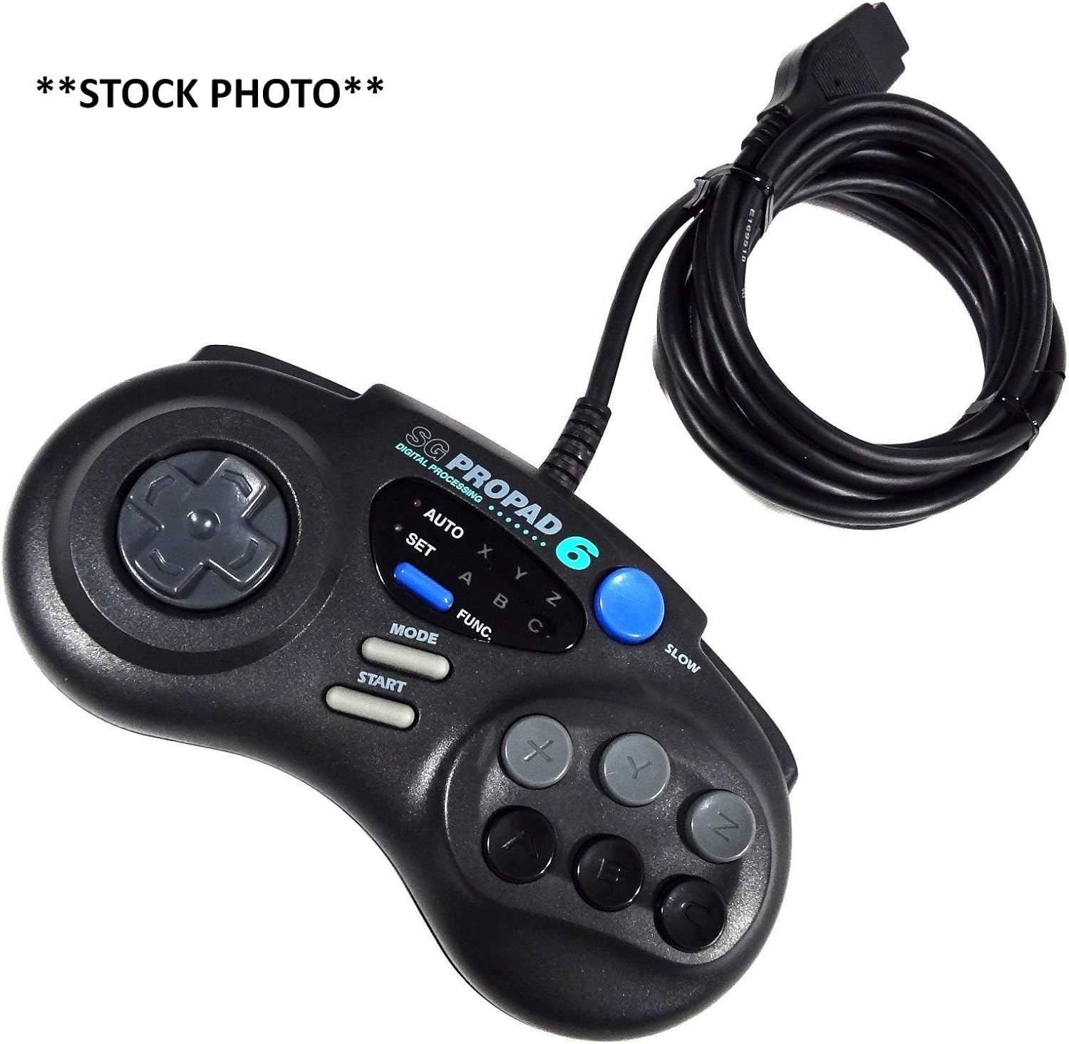 Sg Propad 6 Gamepad Contoller for Sega Genesis By Interact # Sv-439
