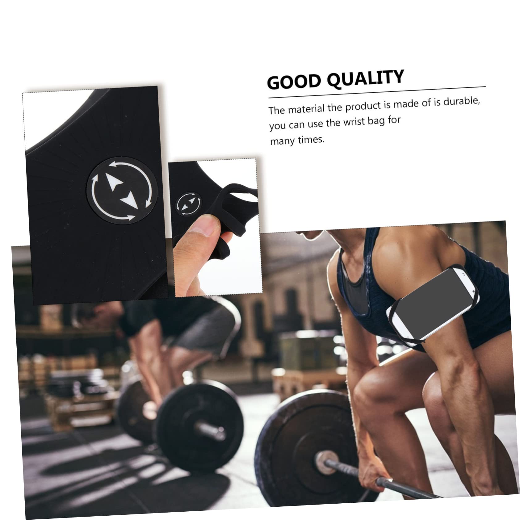 SHINEOFI 3 Set Braccio per Smartphone Fascia Staccabile per Sport e Leggera Materiale Resistente Compatto