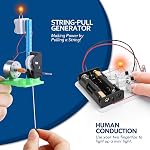 STEM Electric Circuit Kit, Electricity Science Project Light Bulb Experiments for Kids Teens, Electrical Engineering Kits Age 8-12 12-14, Fruit Energy Projects Circuits Experiment