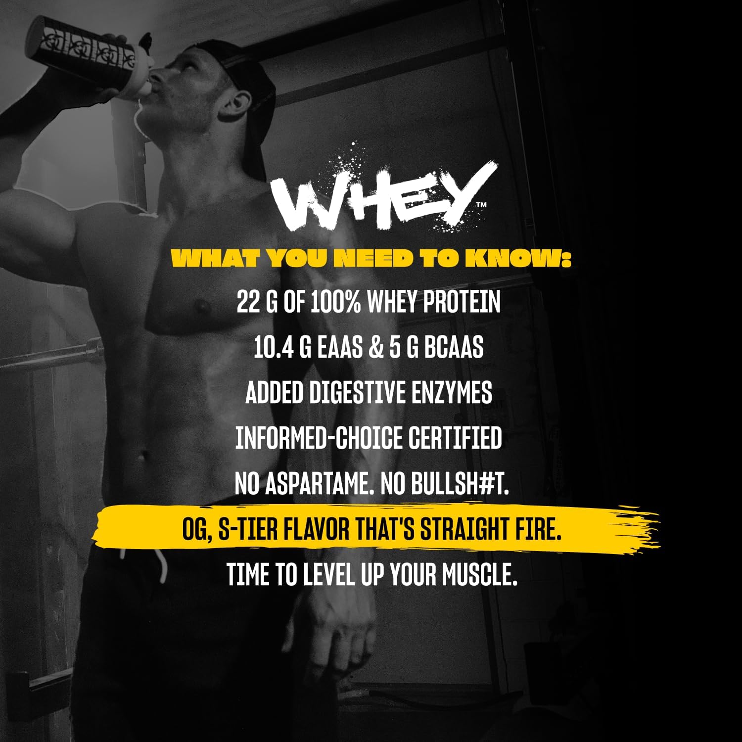 Mutant Whey – 100% Whey Protein Powder Shake, Gourmet Taste, 22g of Protein, Fast Absorbing, Easy Digesting, 5lbs - Triple Chocolate