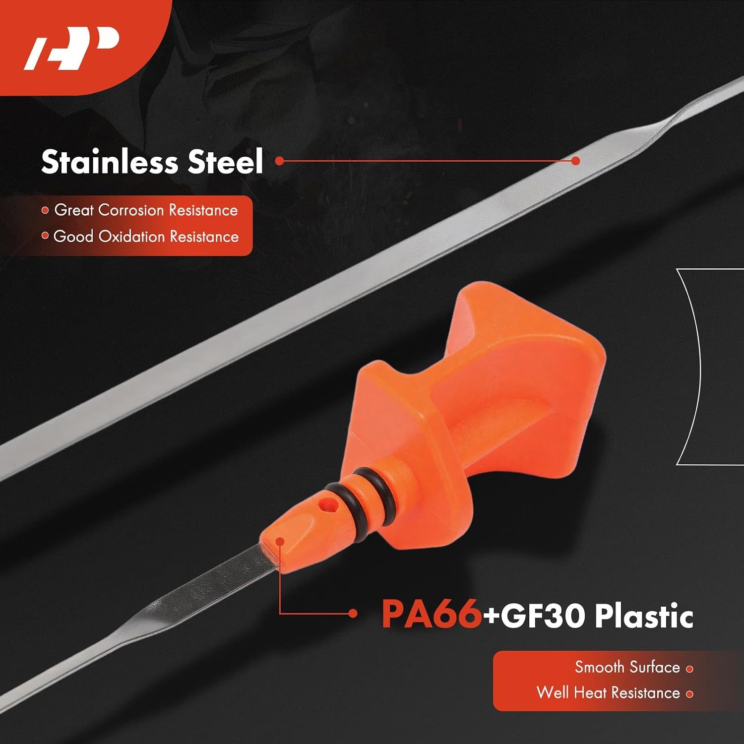A-Premium 2.0L 4 Cyl Engine Oil Dipstick Compatible with Honda Civic 2006-2011, Engine Oil Measuring Rod Dip Stick