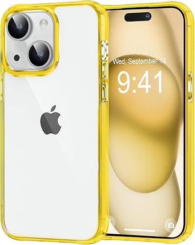 Miniatura 7 de MOCCA Funda transparente compatible con iPhone 15, no amarillea, compatible con carga inalámbrica, delgada, a prueba de golpes, transparente, a