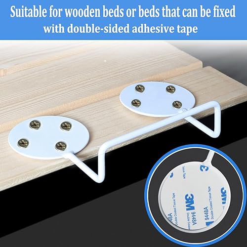 Miniatura 4 de Tapón deslizante antideslizante para colchón, barra de retención antideslizante, agarre seguro que se adapta a la mayoría de marcos de cama de
