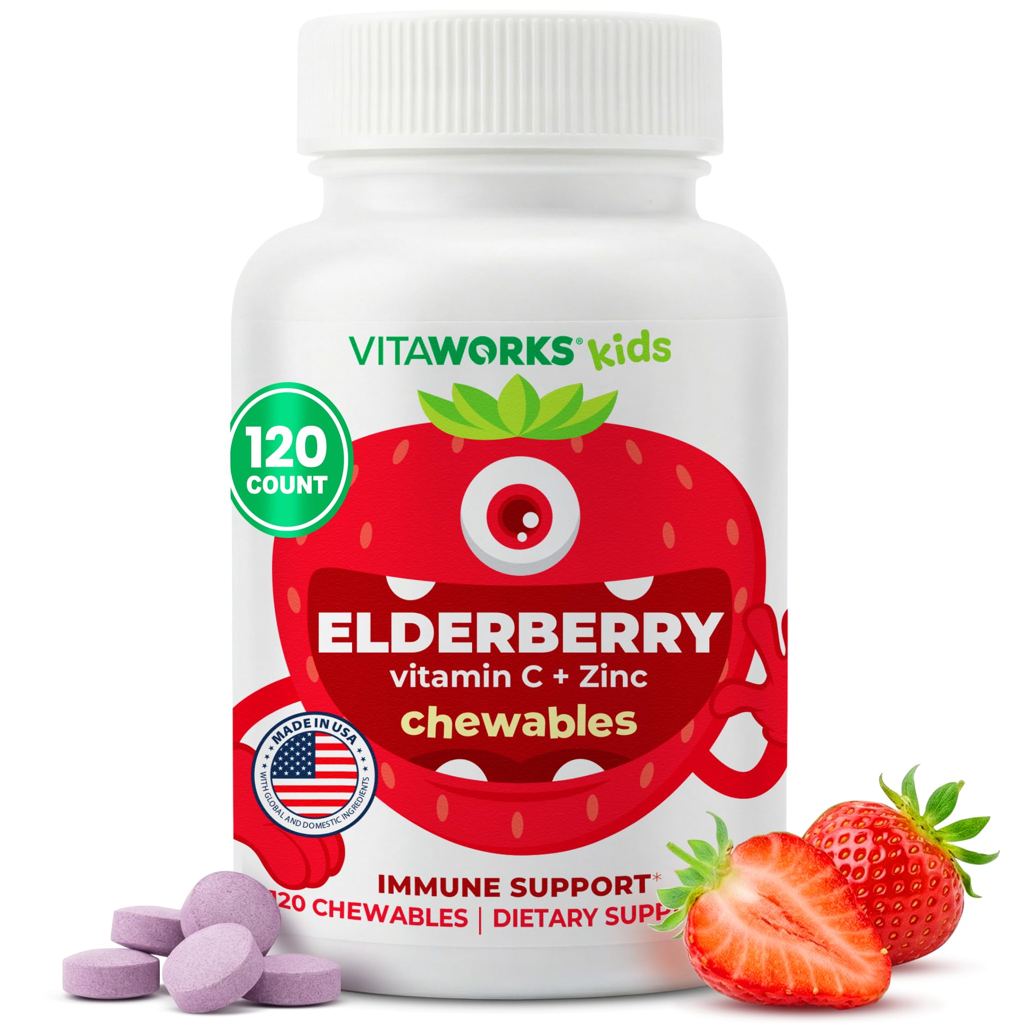 Amazon.com: VitaWorks Kids Elderberry Vitamin C and Zinc - Great