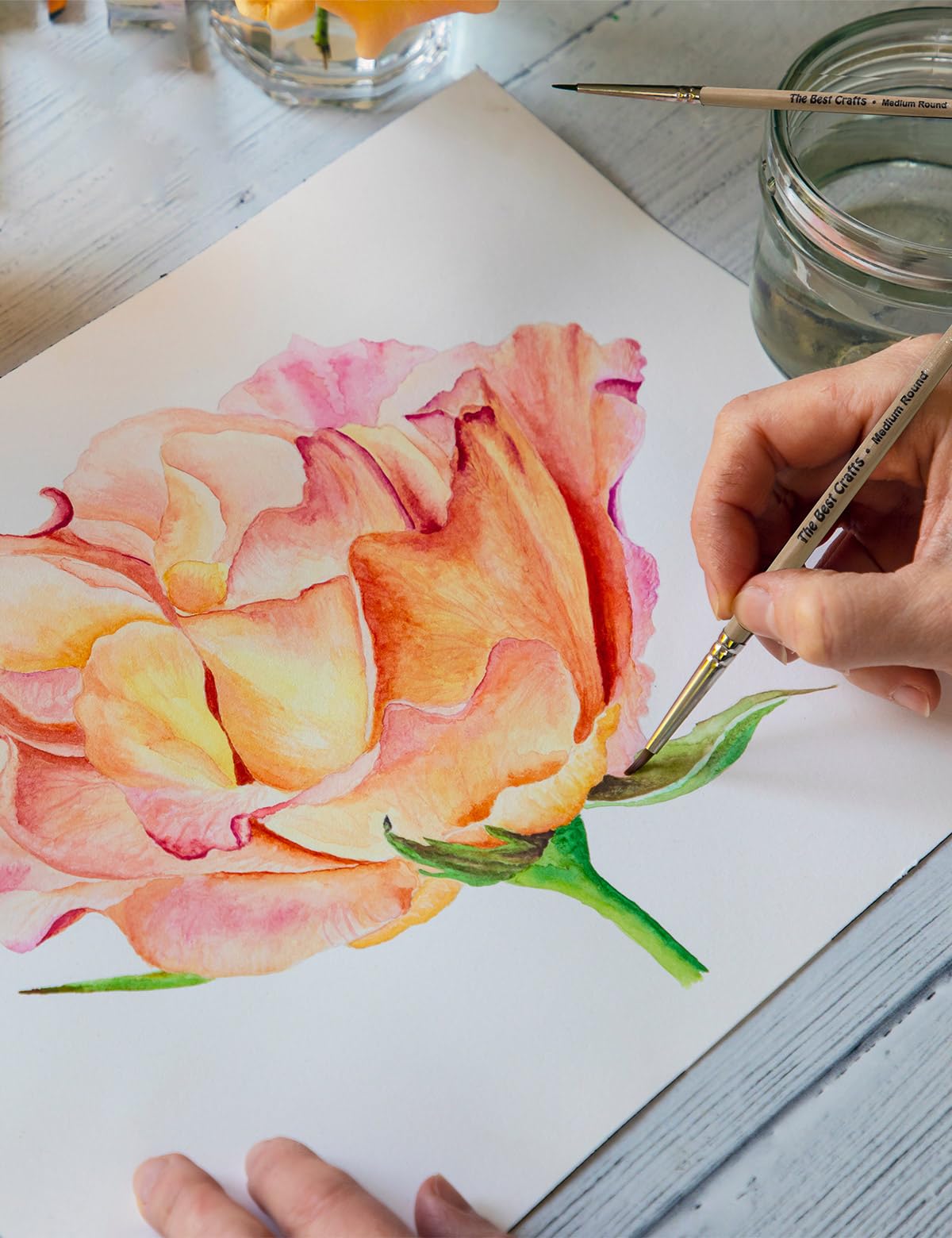 Amazon.co.jp: TBC The Best Crafts 水彩絵の具セット 16チューブ