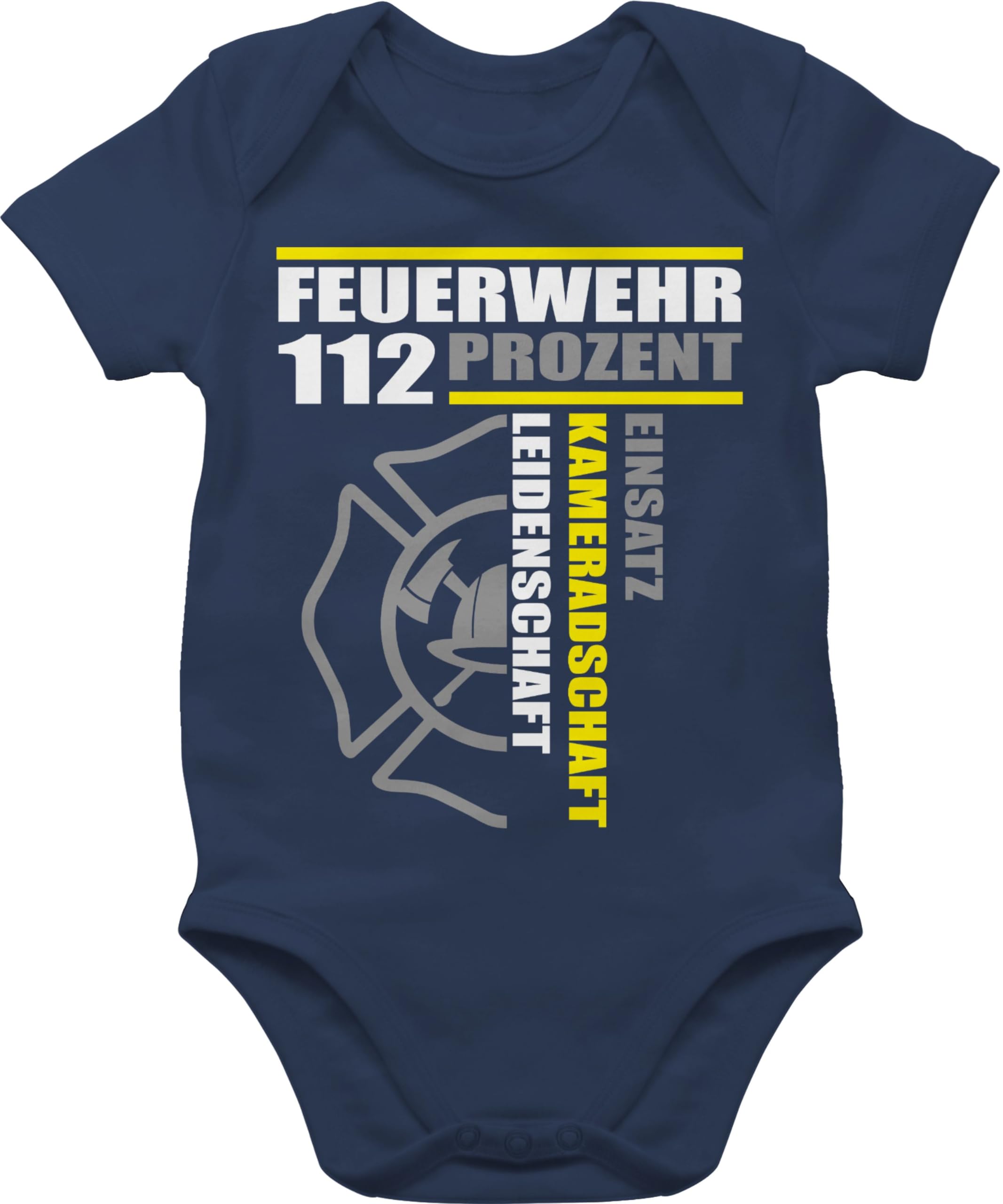 Feuerwehr Hoodie Mit Coolem Design - 112% Einsatz & Kameradschaft | Unisex Kapuzenpullover