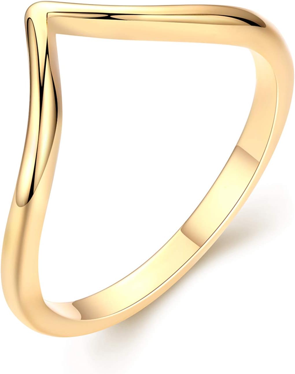 14K Gold Plated Dainty CZ Dainty Diamond Stackable Ring Eternity Bands Minimalist Jewelry Gift